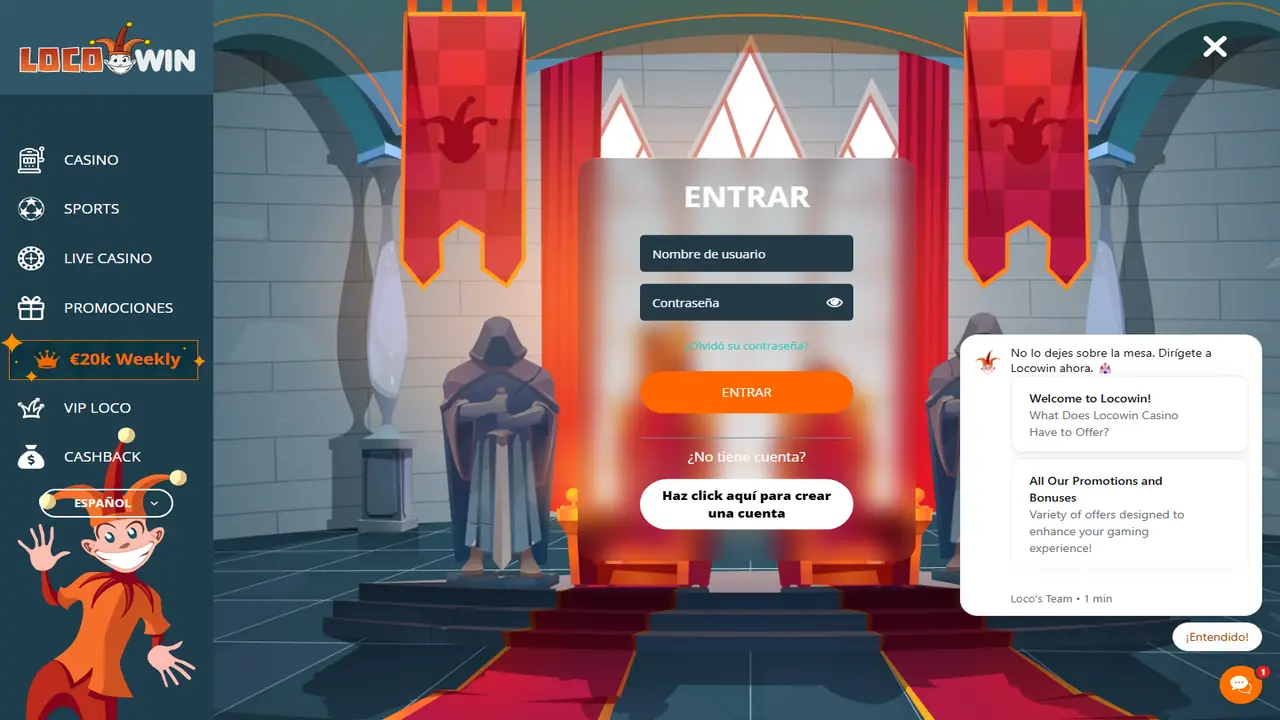 Locowin – Iniciar Sesión Locowin Iniciar Sesión